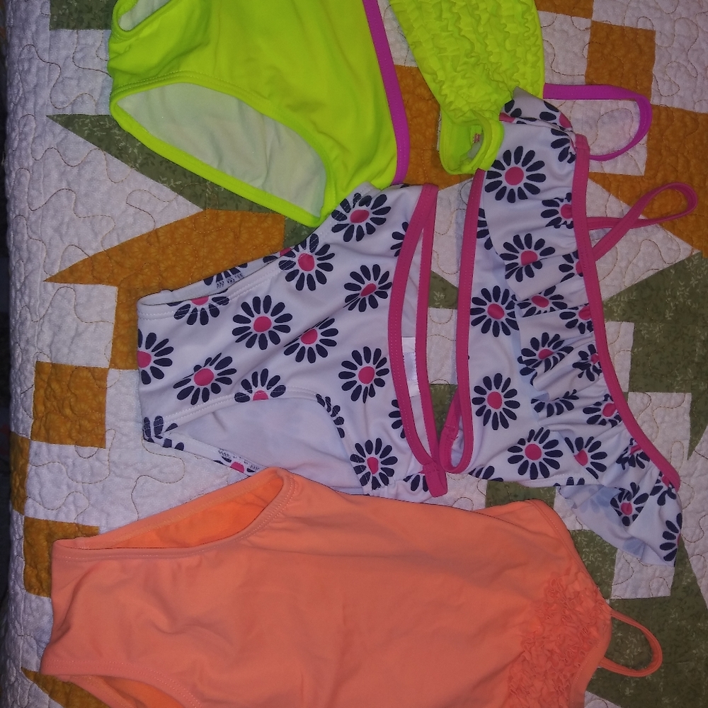 Lot three swimsuits girls size 2t